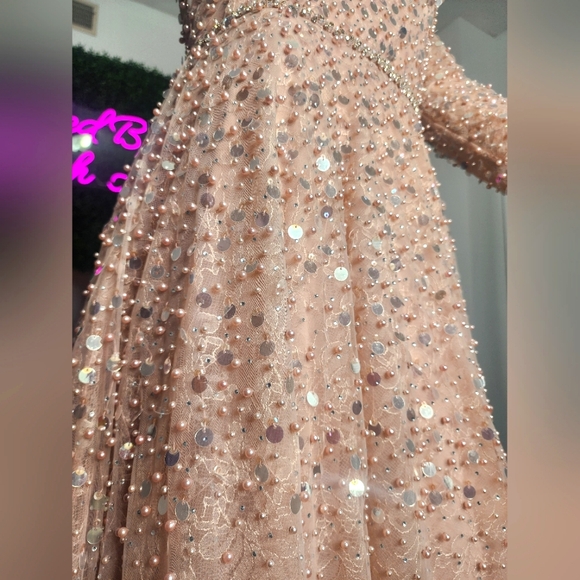 🔴MAC DUGGAL STUNNING FEATHER GOWN Style 11782 - Picture 13 of 16